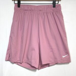 Nike Attack Women's Dri-FIT Fitness Mid-Rise 5" Unlined Shorts Pink Small NWT